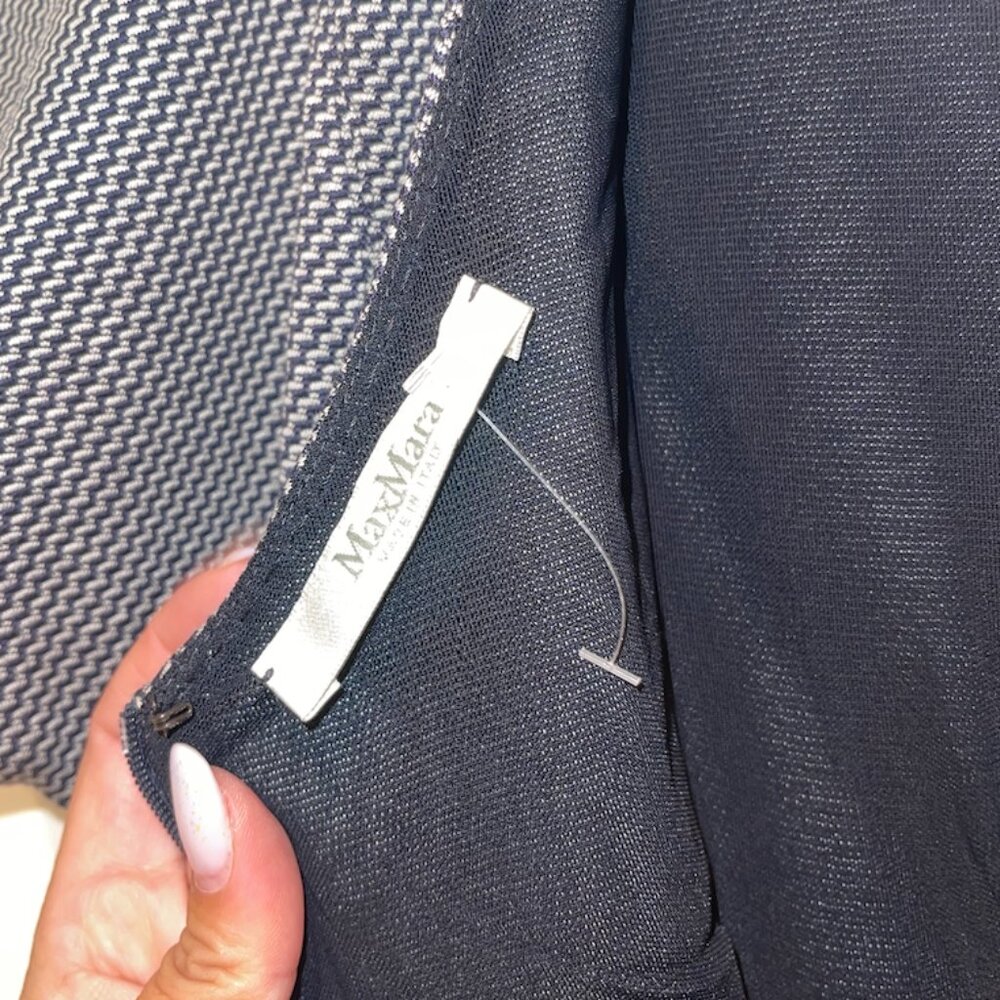 Max Mara Houndstooth Print Sheath - Picture 5 of 5